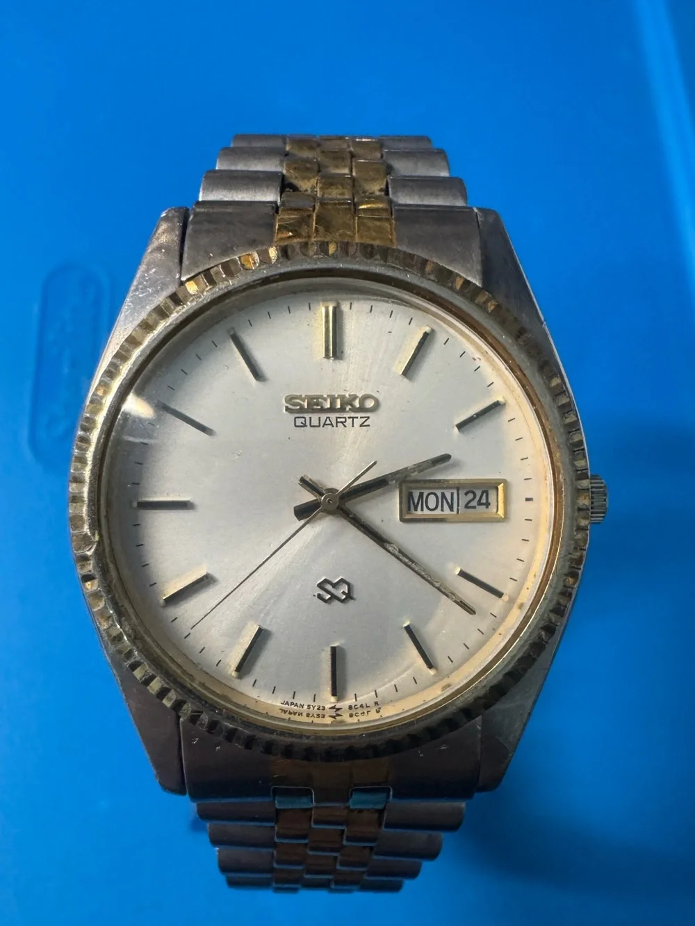 Seiko Two-Tone Silver and Gold Dress Watch